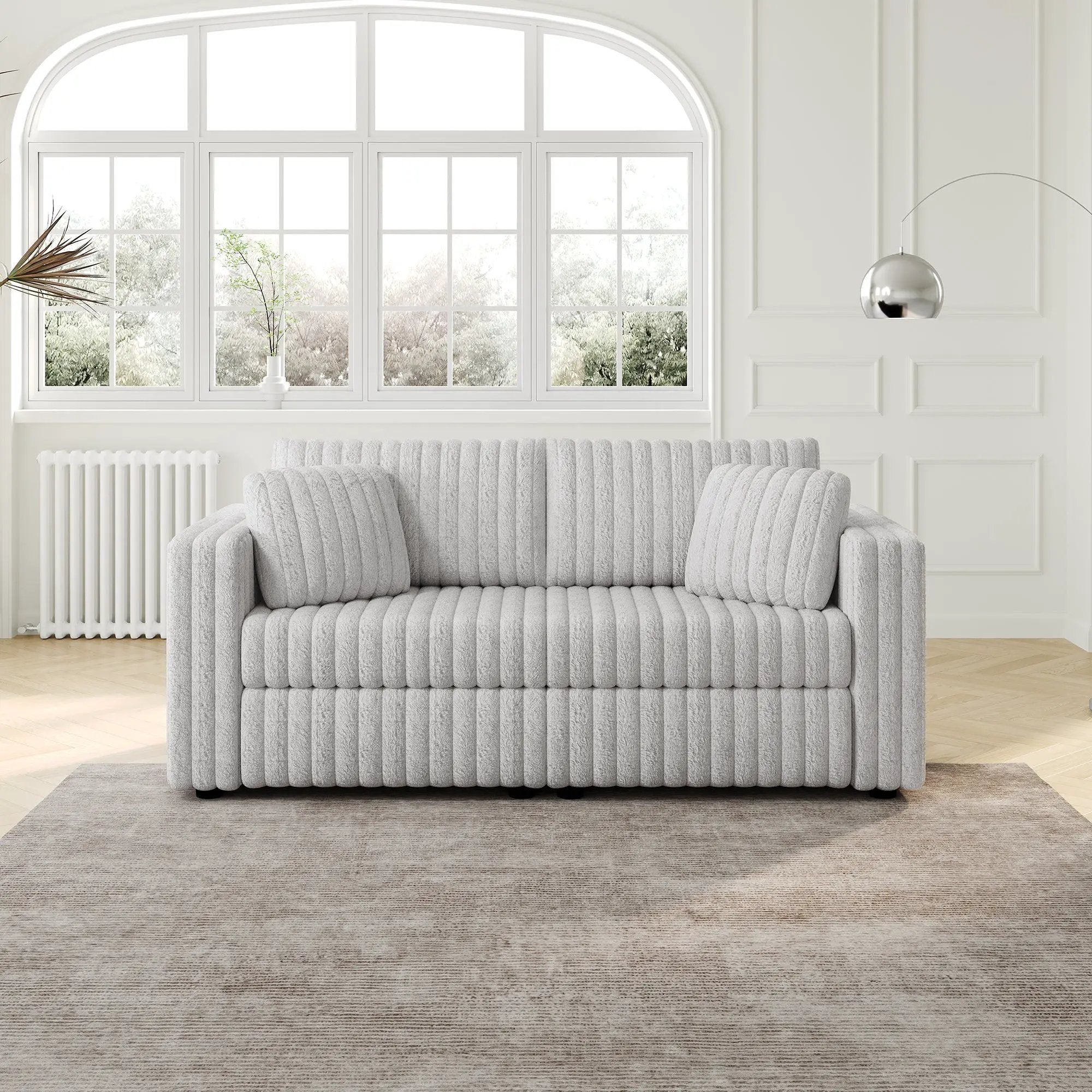 75.6" Soft Modular 2-Person Sofa by HouseOfZazla