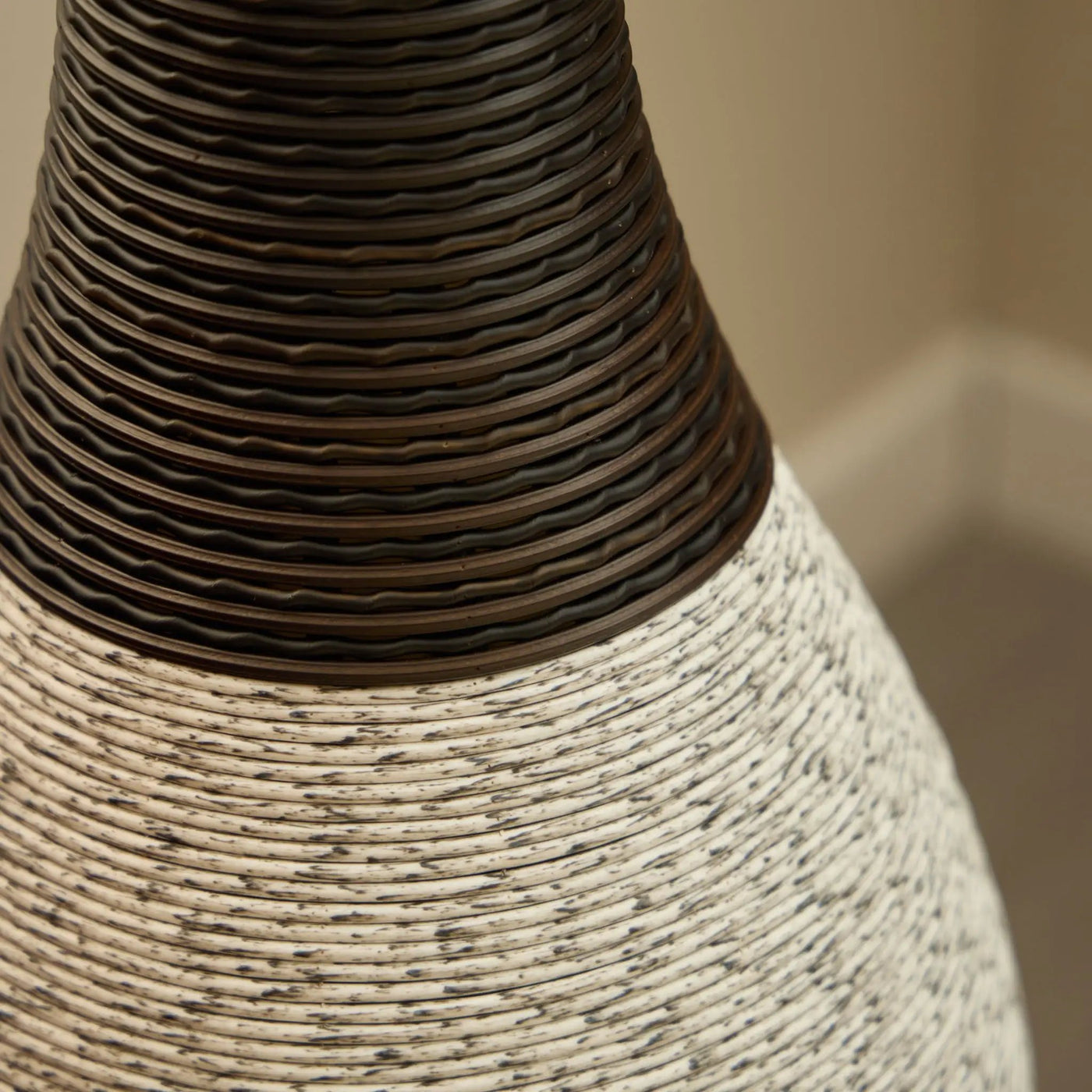 Tall Designer Floor Vase With Elegant 2 Tone by HouseOfZazla