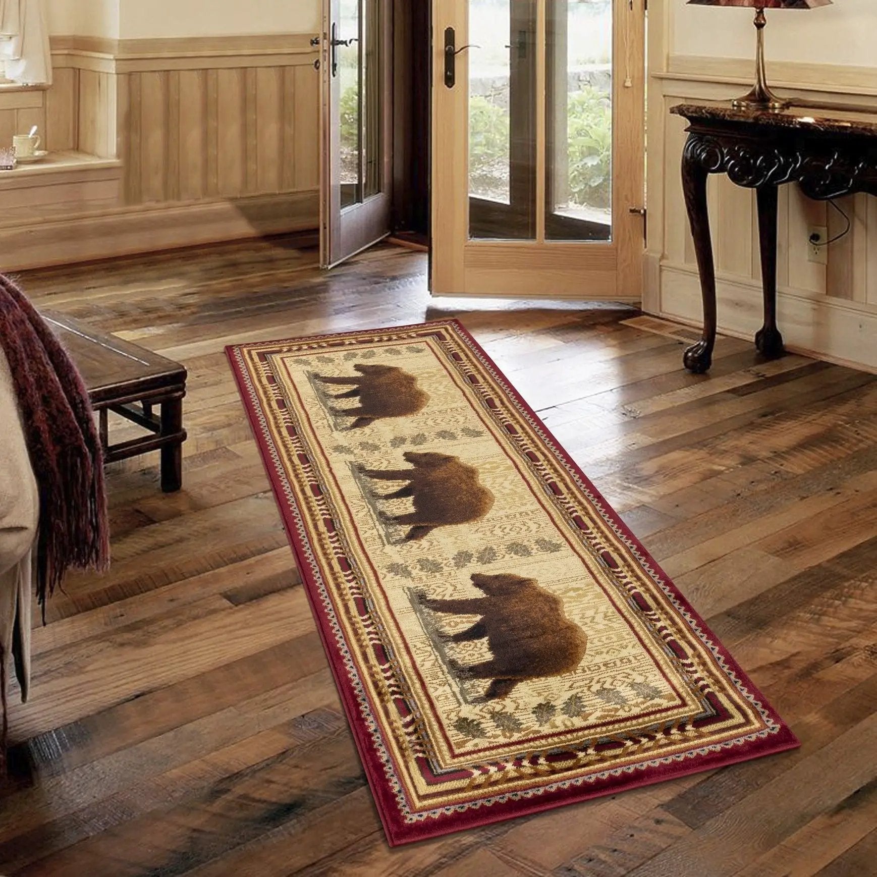 Nature's Nest - GC_CBL3007 Lodge Area Rug by HouseOfZazla