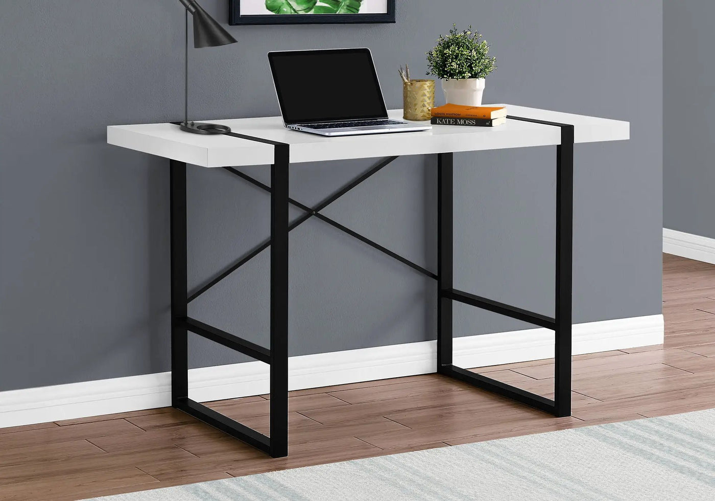 Industrial Design Computer Desk For Home Office, Laptop by Unique Piece Furniture
