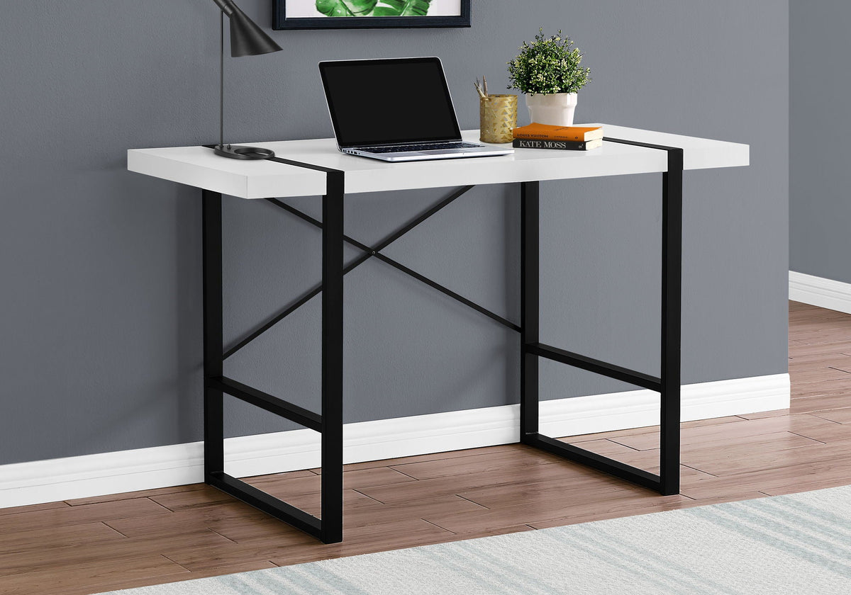 Industrial Design Computer Desk with Metal Frame - Multiple Colors, photo 12 of 16