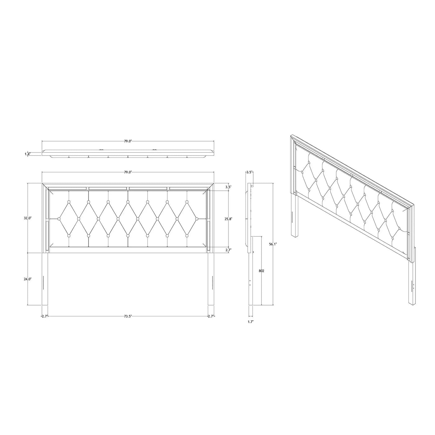 Chloe - Elegant Design Bed by HouseOfZazla