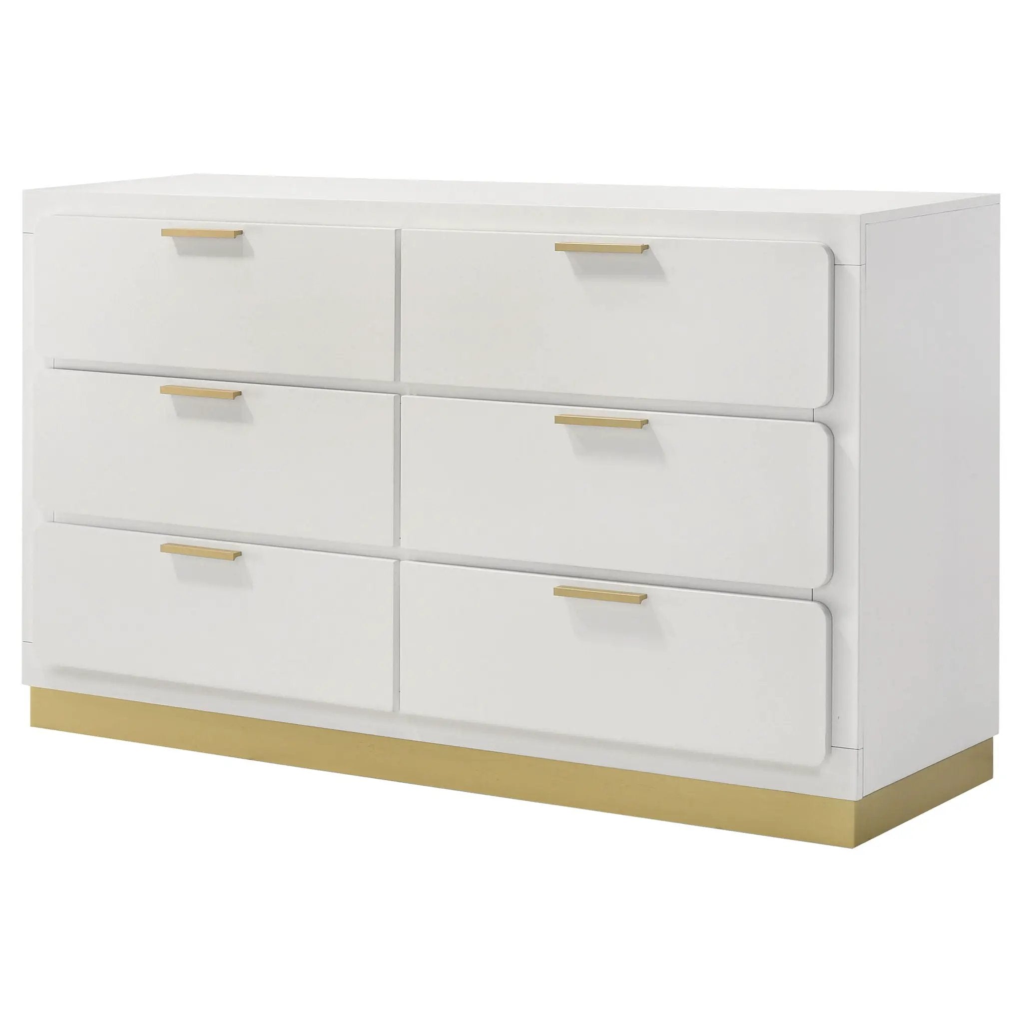 Caraway 6-drawer Dresser White by Unique Piece Furniture