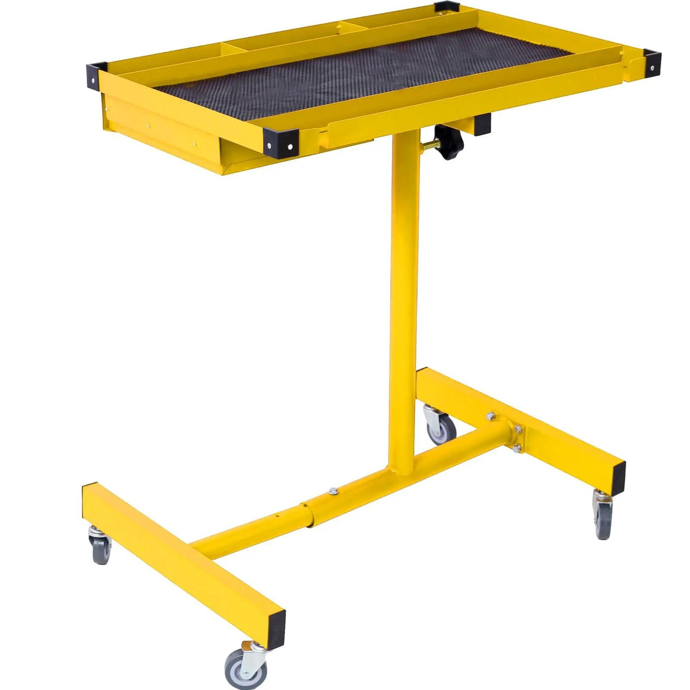 Adjustable Tear Down Work Table With Drawer For Garages, Repair Shops, And Diy, Portable, (4) 2.5" Swivel Casters, 220 Pound Capacity, Rubber Corners, Heavy Duty Steel by HouseOfZazla