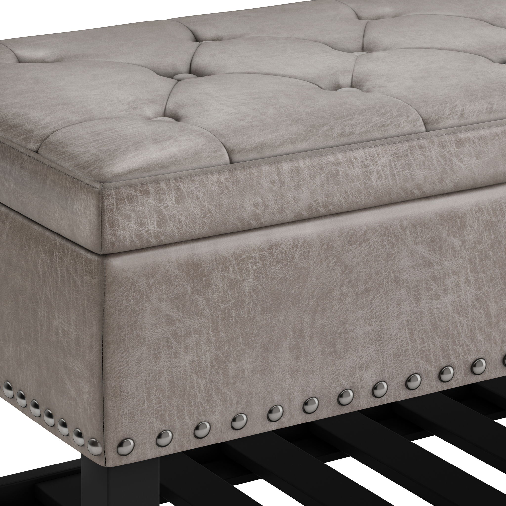 Lomond - Upholstered Storage Ottoman Bench by HouseOfZazla