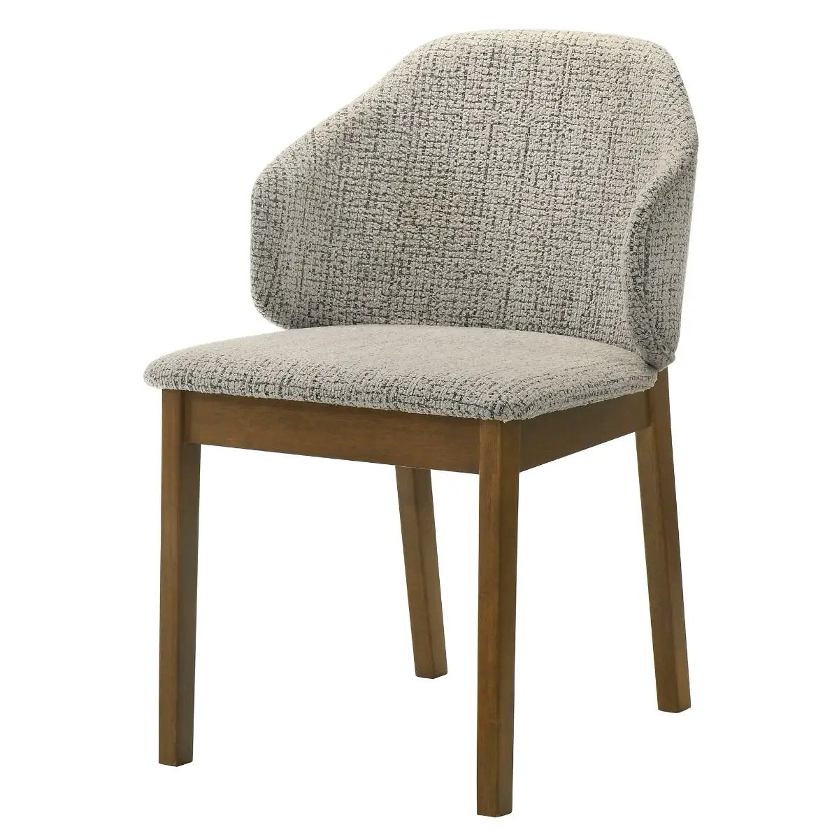 Oleia - Side Chair (Set of 2) - Chenille & Walnut by Unique Piece Furniture
