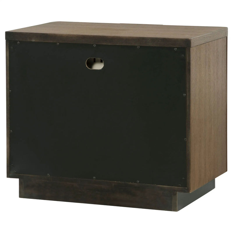 Moraga - 2 Drawer Nightstand - Ash Brown by HouseOfZazla