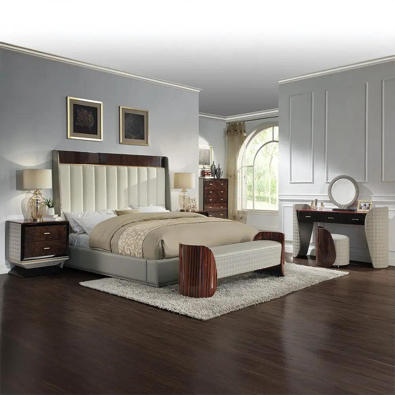 Jamonica - Nightstand With 2 Drawers - Dark Brown by Unique Piece Furniture