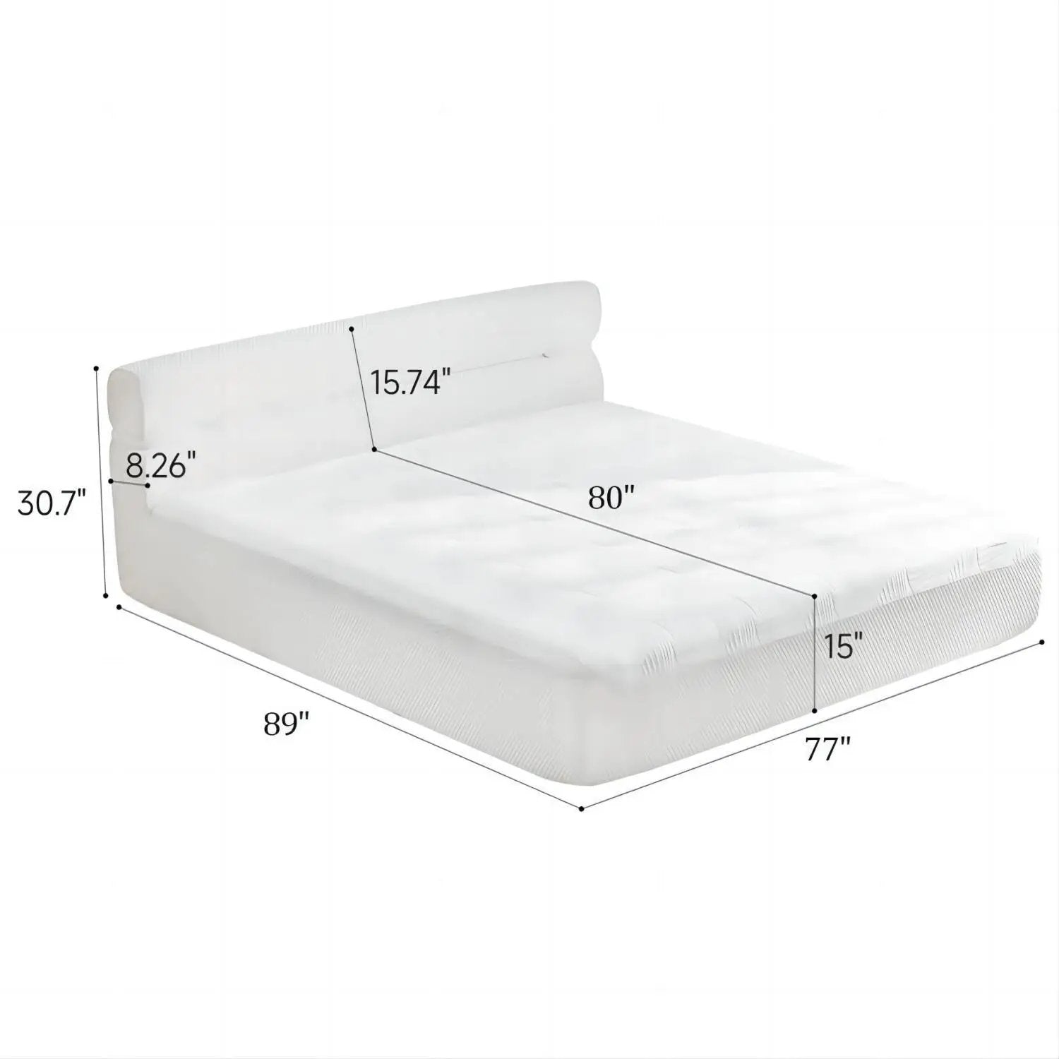 Mattress & Bed Frame With Cool, Pressure Relief, Motion Isolation by Unique Piece Furniture