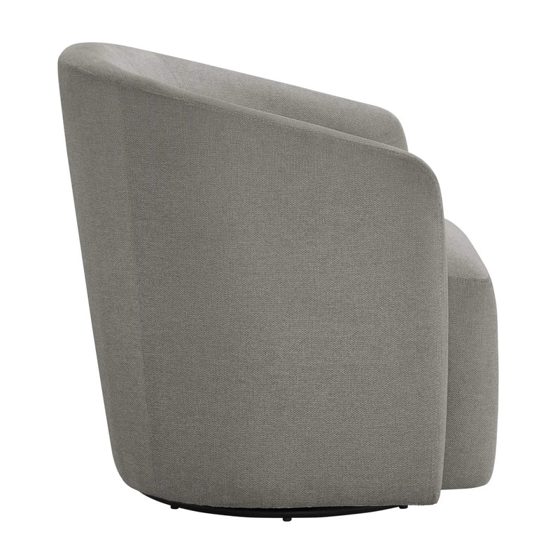 Ardena - Modern Swivel Barrel Chair by HouseOfZazla