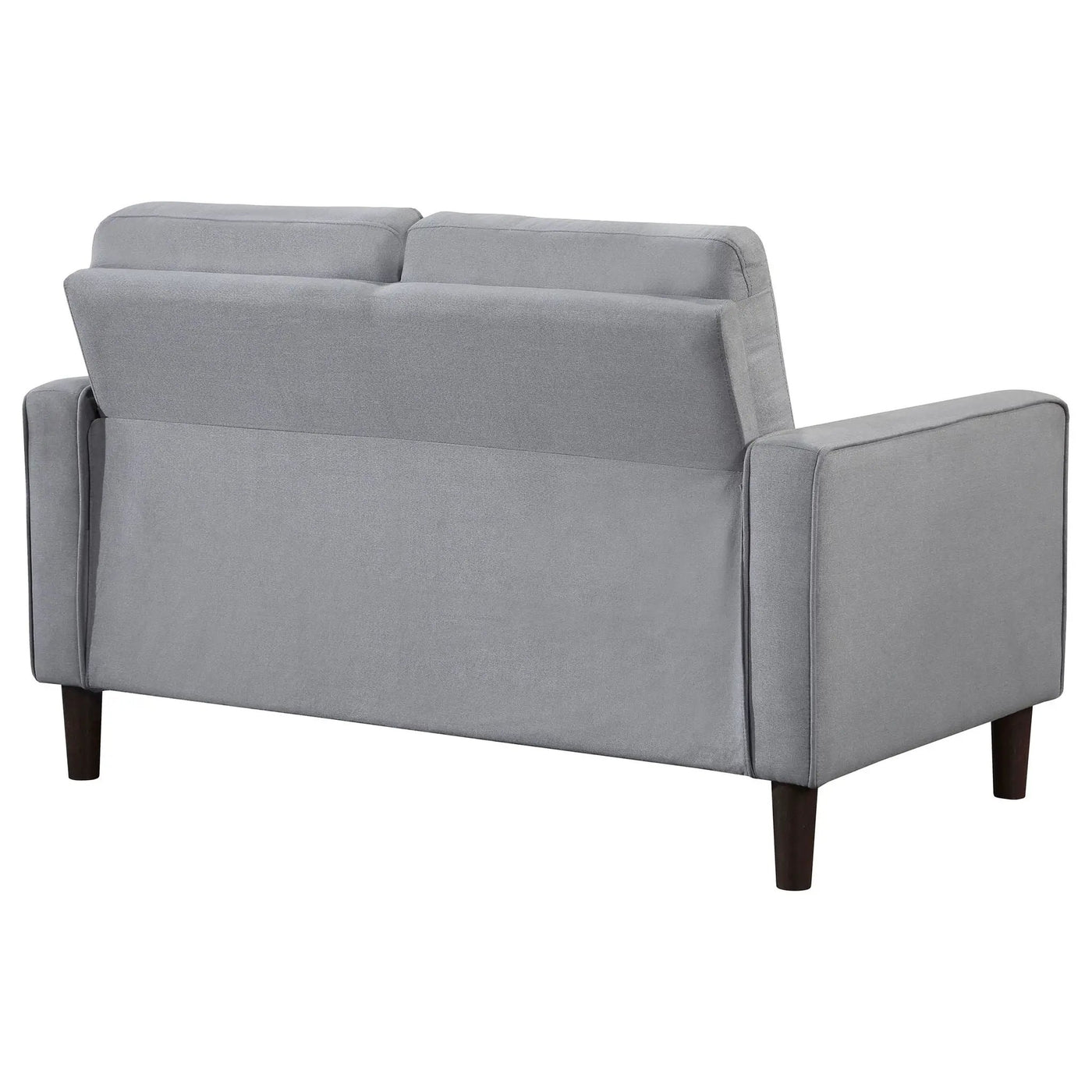 Harvey - Tufted Loveseat With Track Arm Design by HouseOfZazla