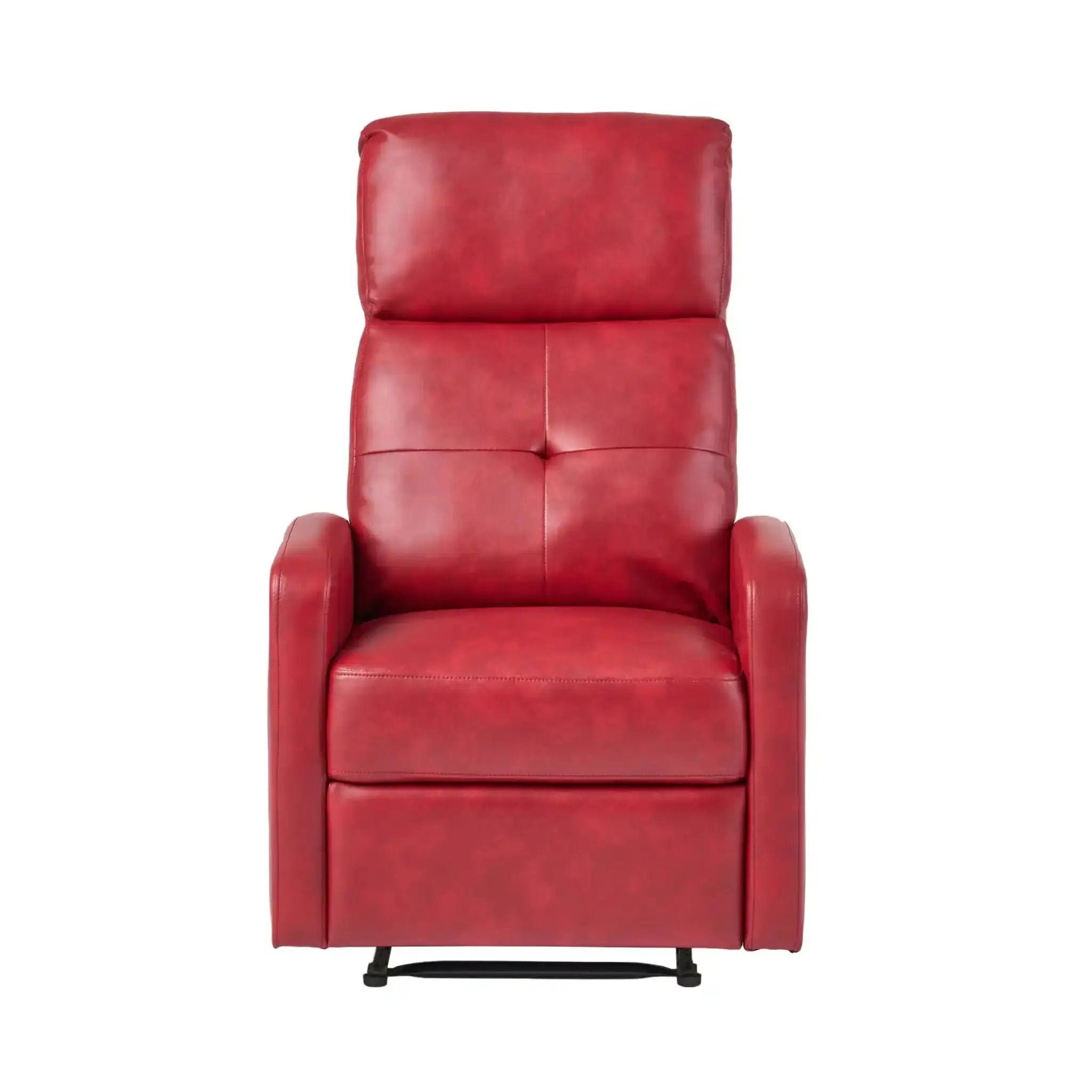 Contemporary Recliner Chair With Push Back Function by HouseOfZazla