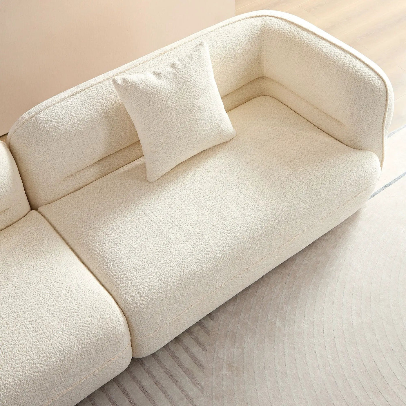 Sectional Sofa With Durable Fabric, Solid Wood Frame, And High Density Sponge Fill by HouseOfZazla
