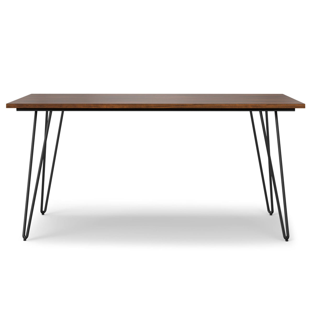 Square Mango Wood Dining Table with Metal Hairpin Legs - Light or Dark Brown, photo 30 of 40