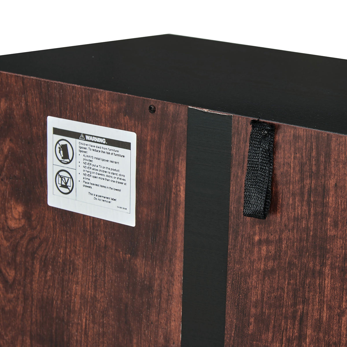 Tall Storage Cabinet with 8 Doors and 4 Shelves - White or Dark Brown, photo 12 of 23