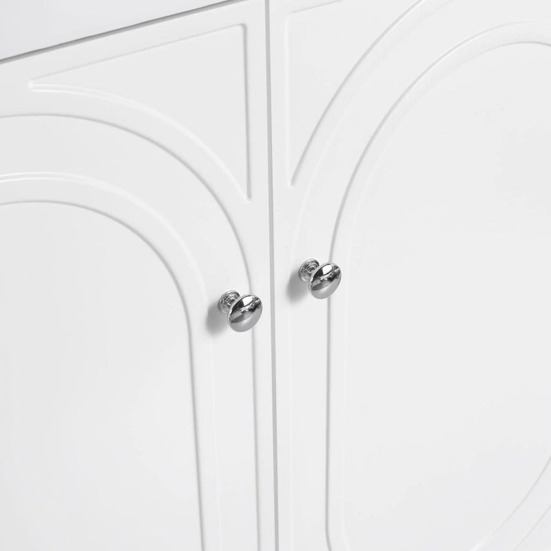 Modern Freestanding Bathroom Vanity With Soft Close Cabinet Doors