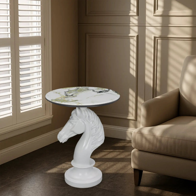 Horse Head Accent Table by HouseOfZazla