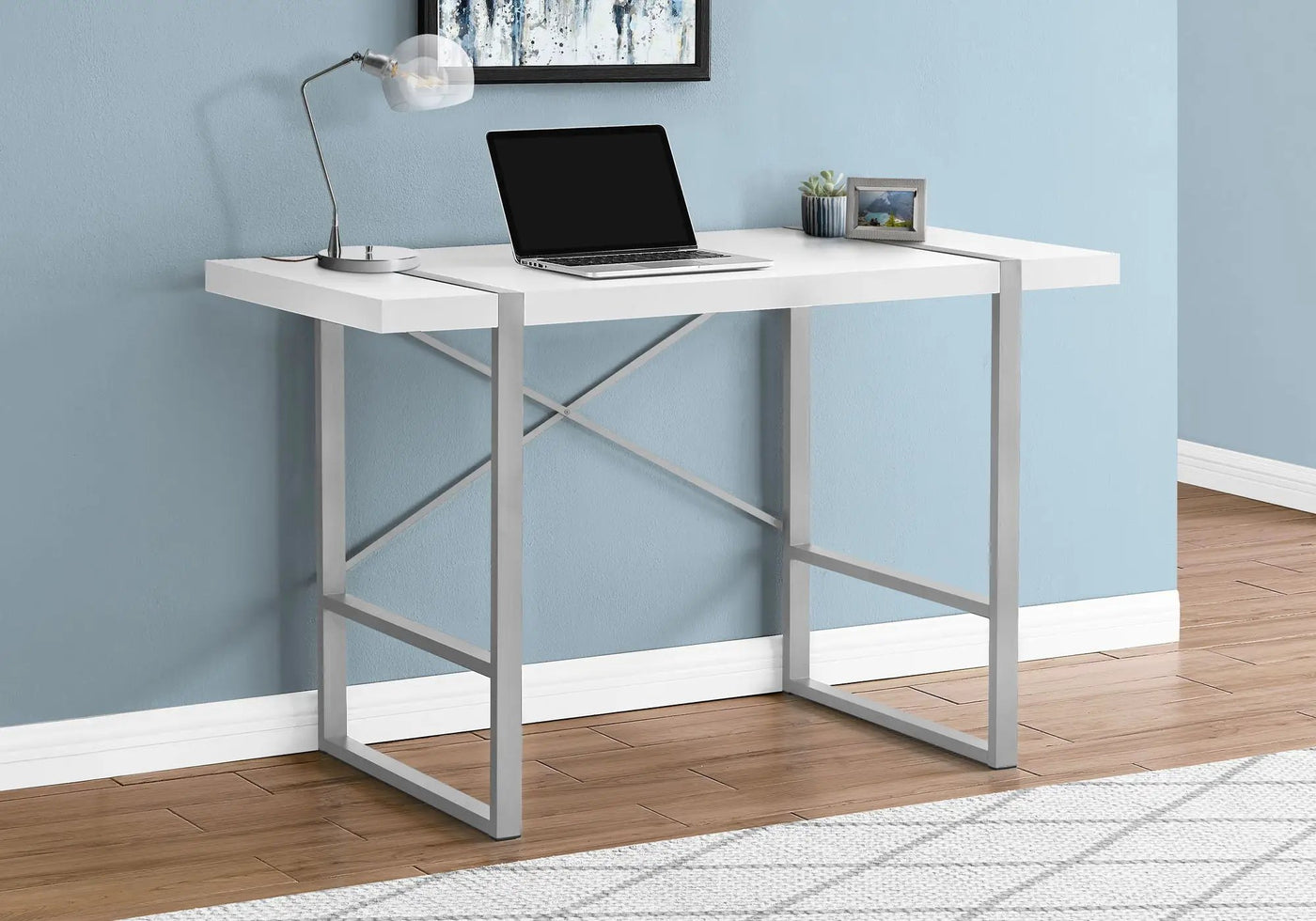 Computer Desk For Home Office, Laptop, Industrial Design by HouseOfZazla