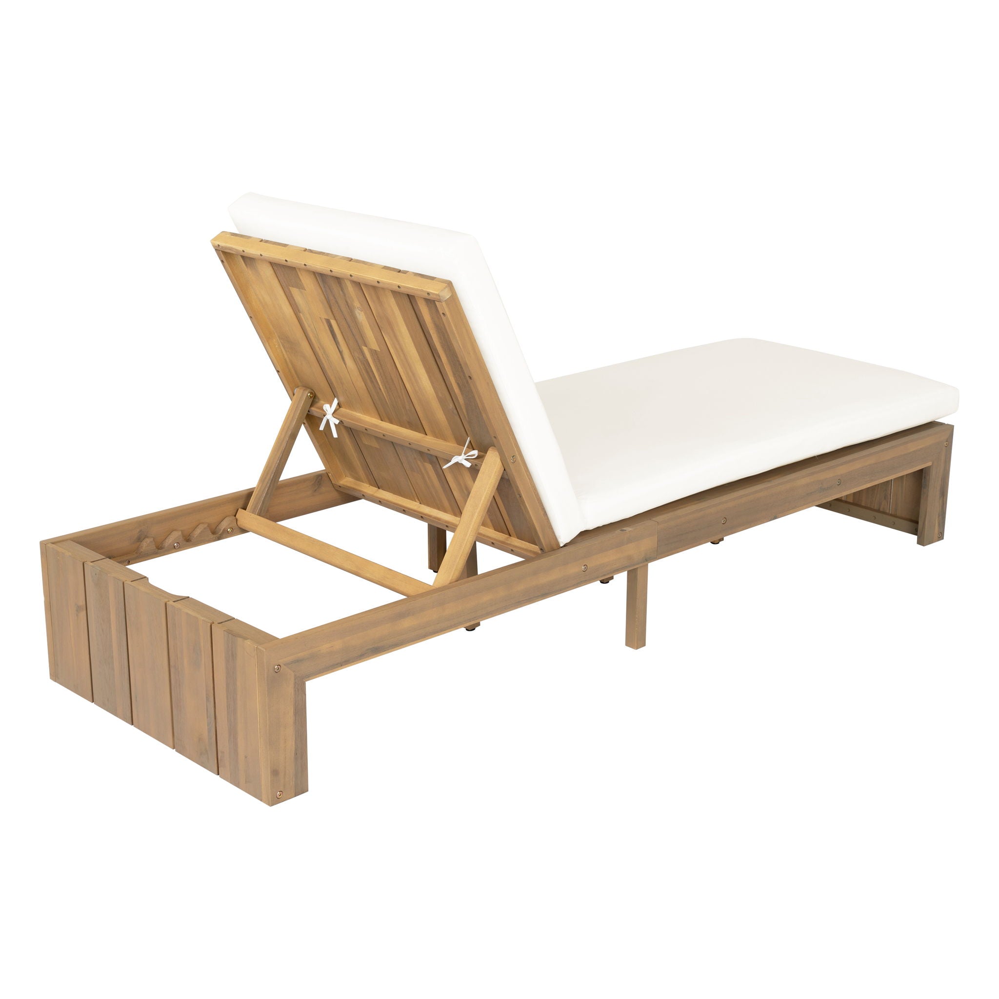 Adjustable Outdoor Chaise Lounge Patio Recliner With Removable Cushion by HouseOfZazla