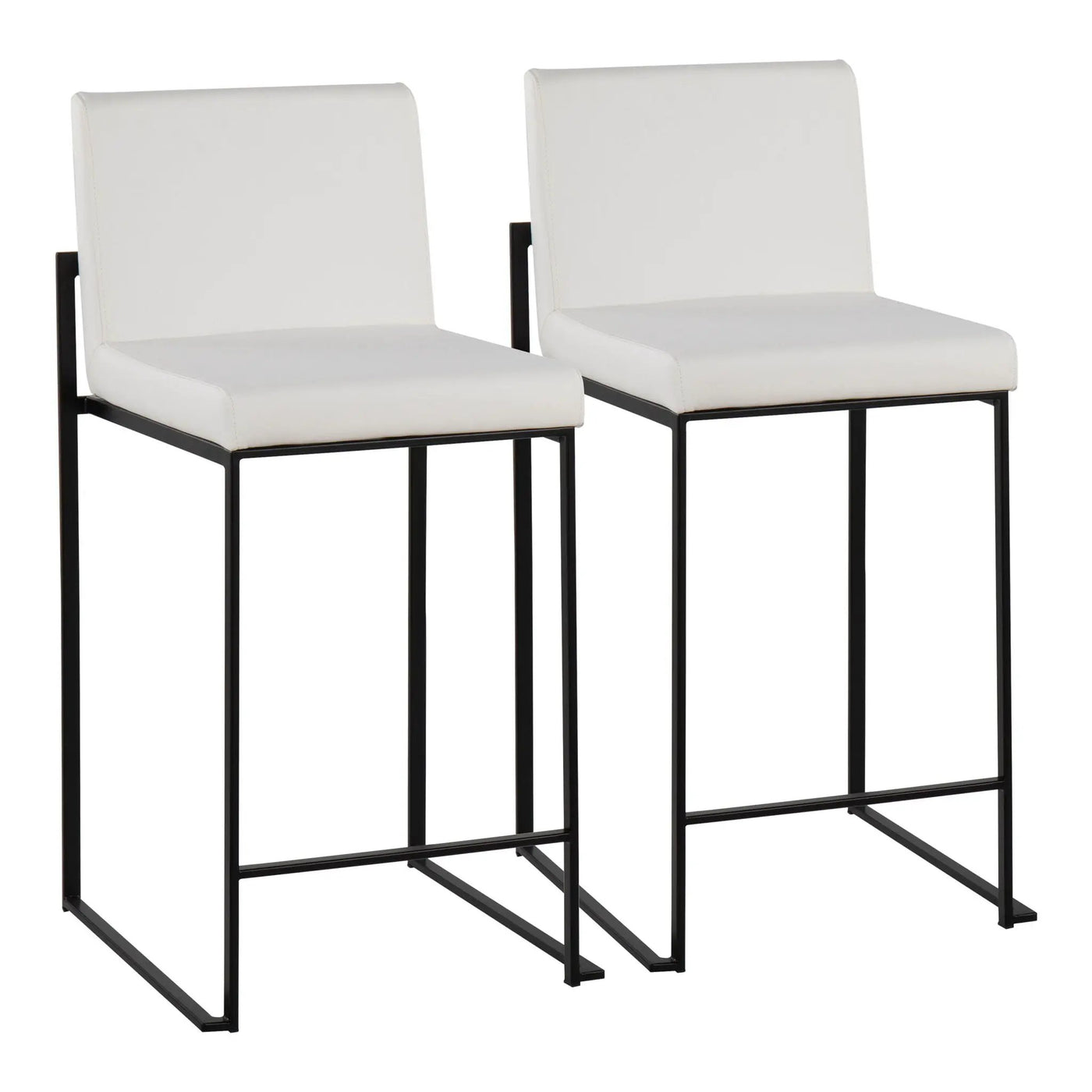 Fuji - Contemporary Modern Elegance, High Back Counter Stool by HouseOfZazla