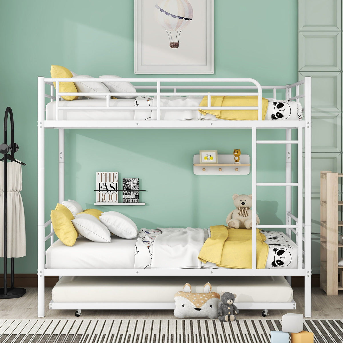 Steel Construction Bunk Bed with Convertible Design - Multiple Colors, photo 39 of 40