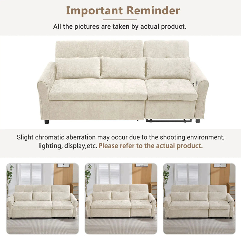 3 Seater Sofa Bed And Reversible Recliner by HouseOfZazla