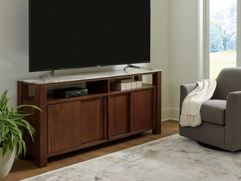 Tobinville - Accent Cabinet - Dark Brown by Unique Piece Furniture
