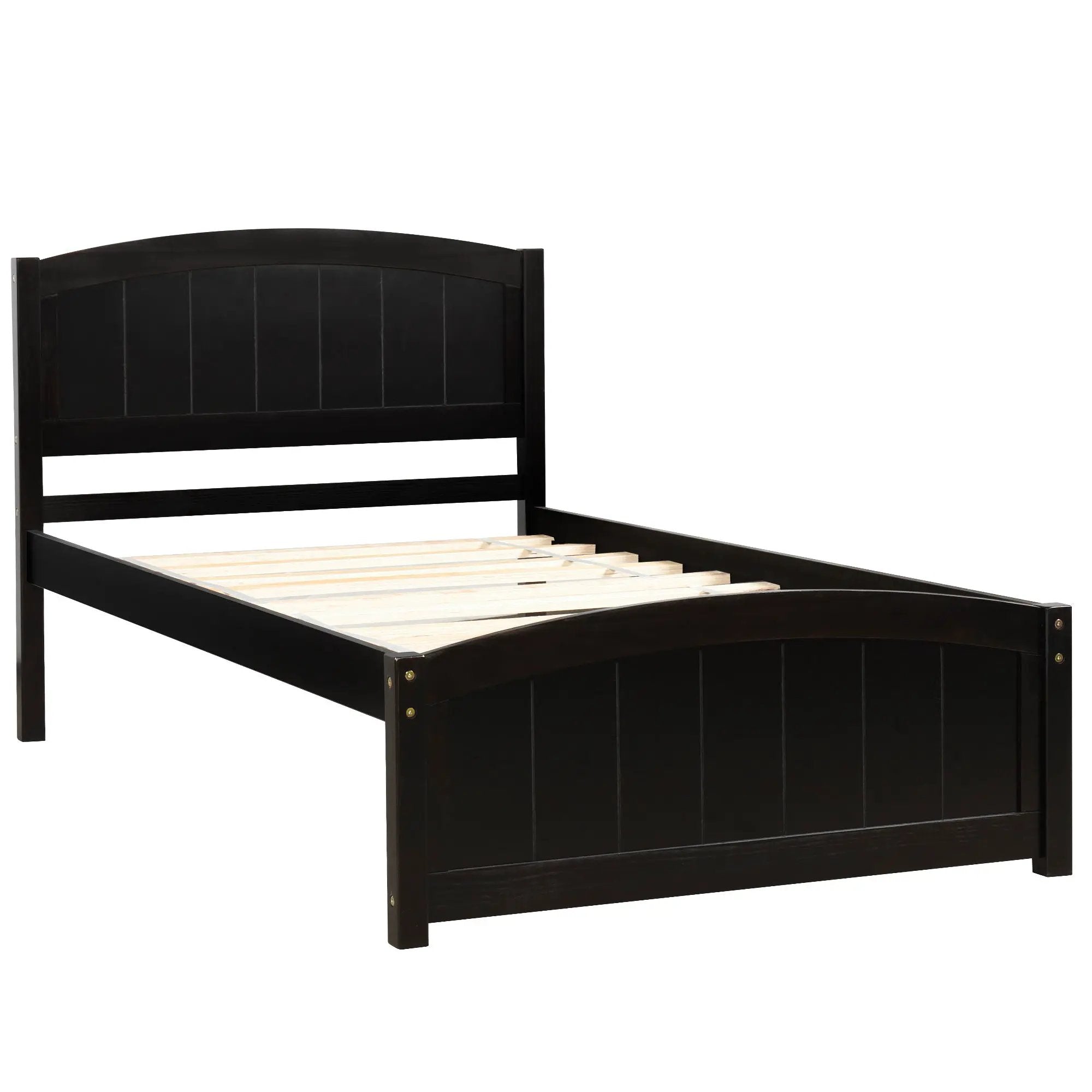 Platform Bed & Headboard, Footboard And Wood Slat Support by Unique Piece Furniture