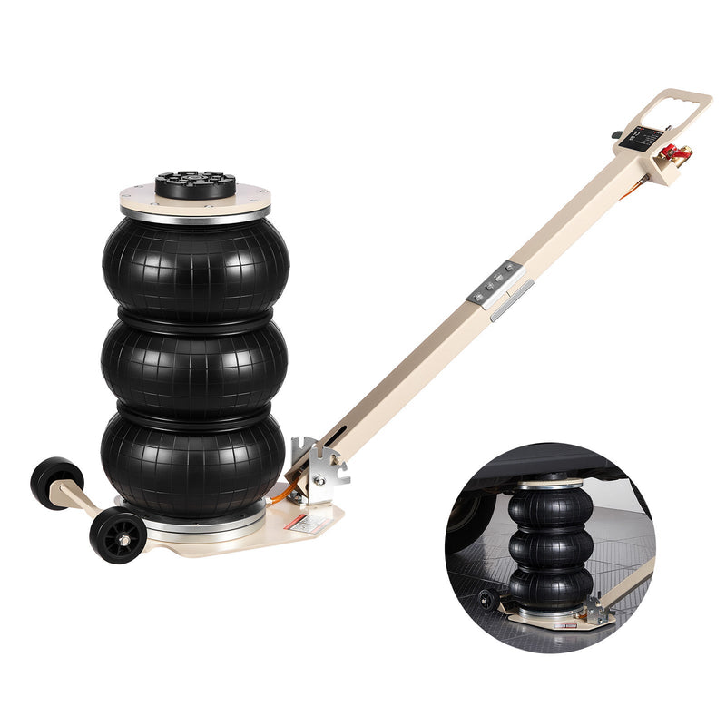 Air Jack 3 Ton Triple Bag Air Jack with Adjustable Handle by HouseOfZazla
