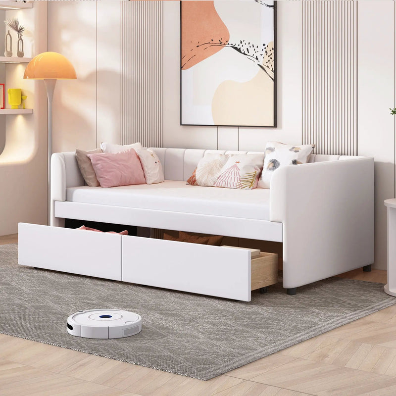 Upholstered Daybed With Ergonomic Design Backrest by Unique Piece Furniture