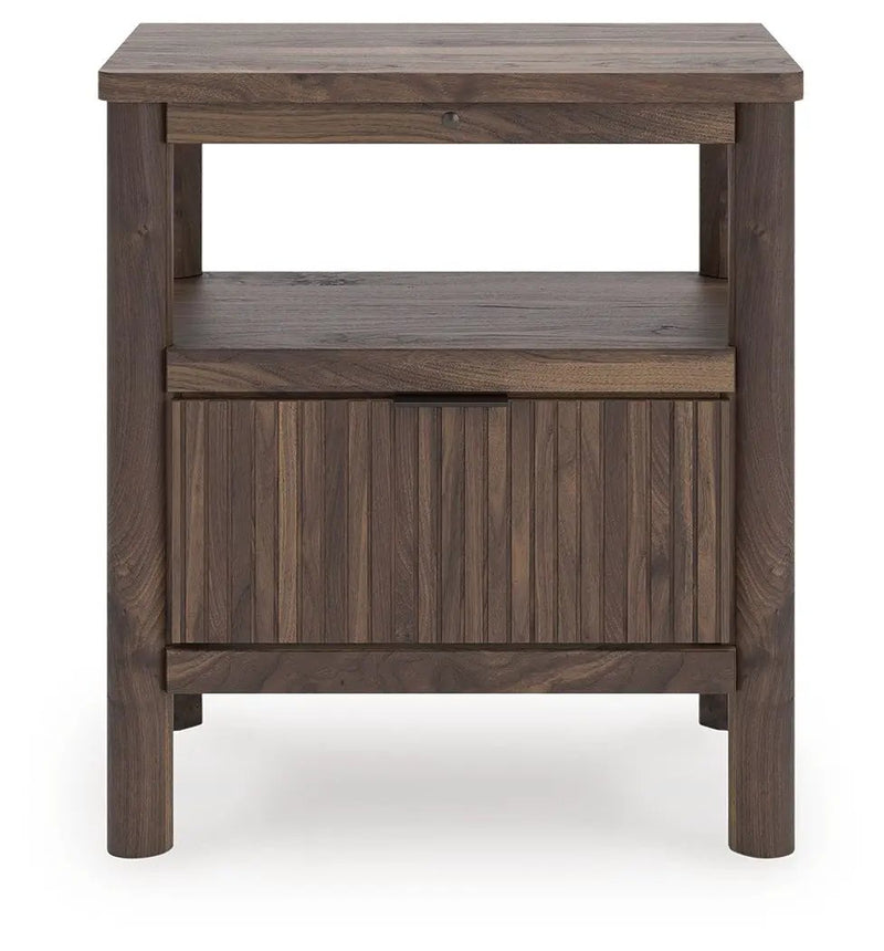 Pamytta - One Drawer Night Stand - Brown by Unique Piece Furniture