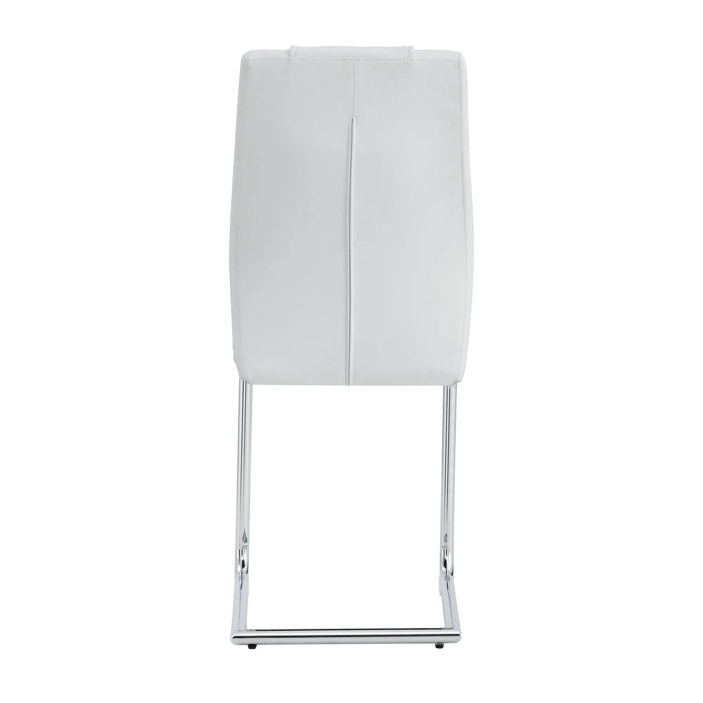 Modern Dining Chairs With Padded Seat, Metal Legs by HouseOfZazla