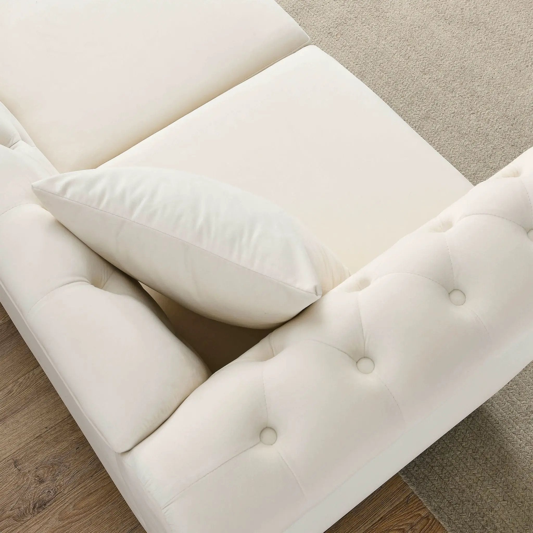 Chesterfield Sofa With Rolled Arms And Nailhead Trim by HouseOfZazla
