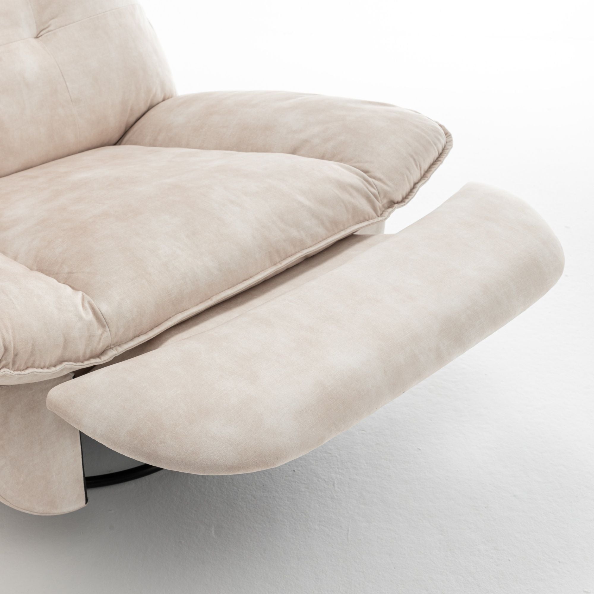 Modern Swivel Gliding Recliner Chair With Rocking Function And Phone Holder, Large Comfortable by HouseOfZazla