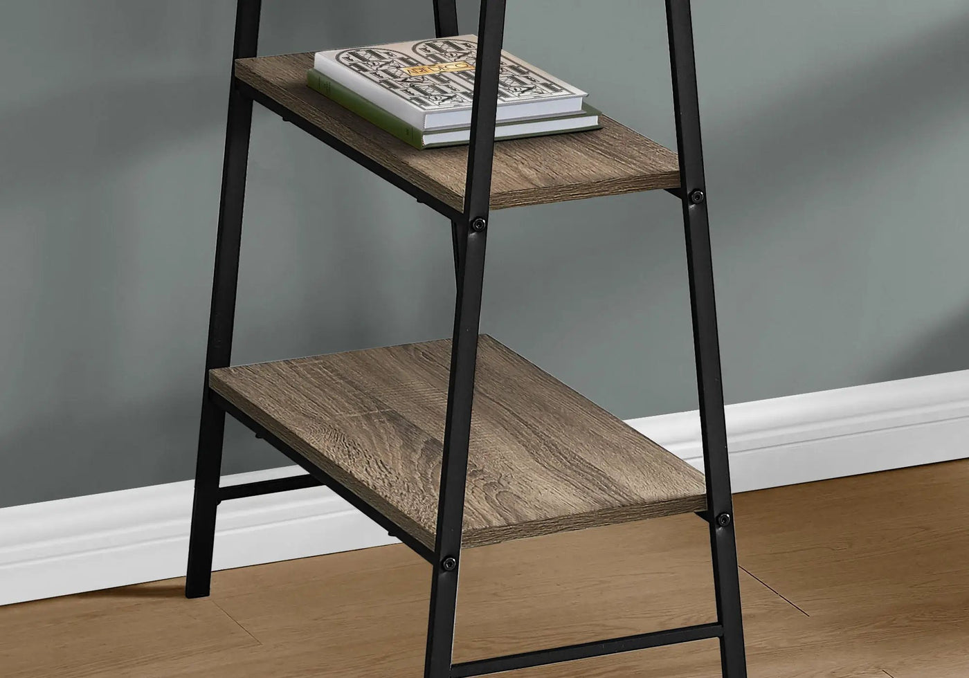 Computer Desk For Home Office, Storage Shelves, Industrial Design by HouseOfZazla