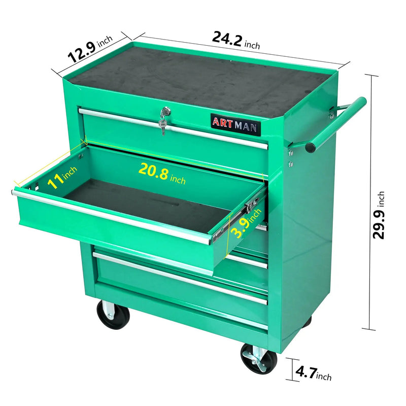 Multifunctional Tool Cart With Wheels And Drawers by HouseOfZazla