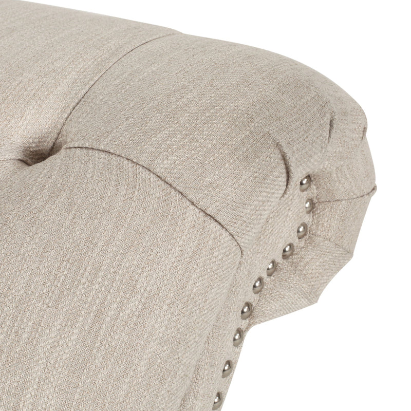 Chaise Lounge With Button Tufted Diamond Stitch by HouseOfZazla