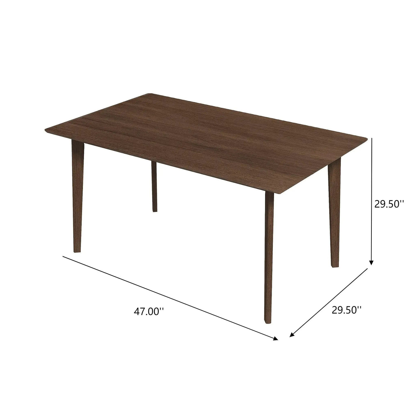 Levi - Modern Style Rectangular Dining Kitchen Table by Unique Piece Furniture