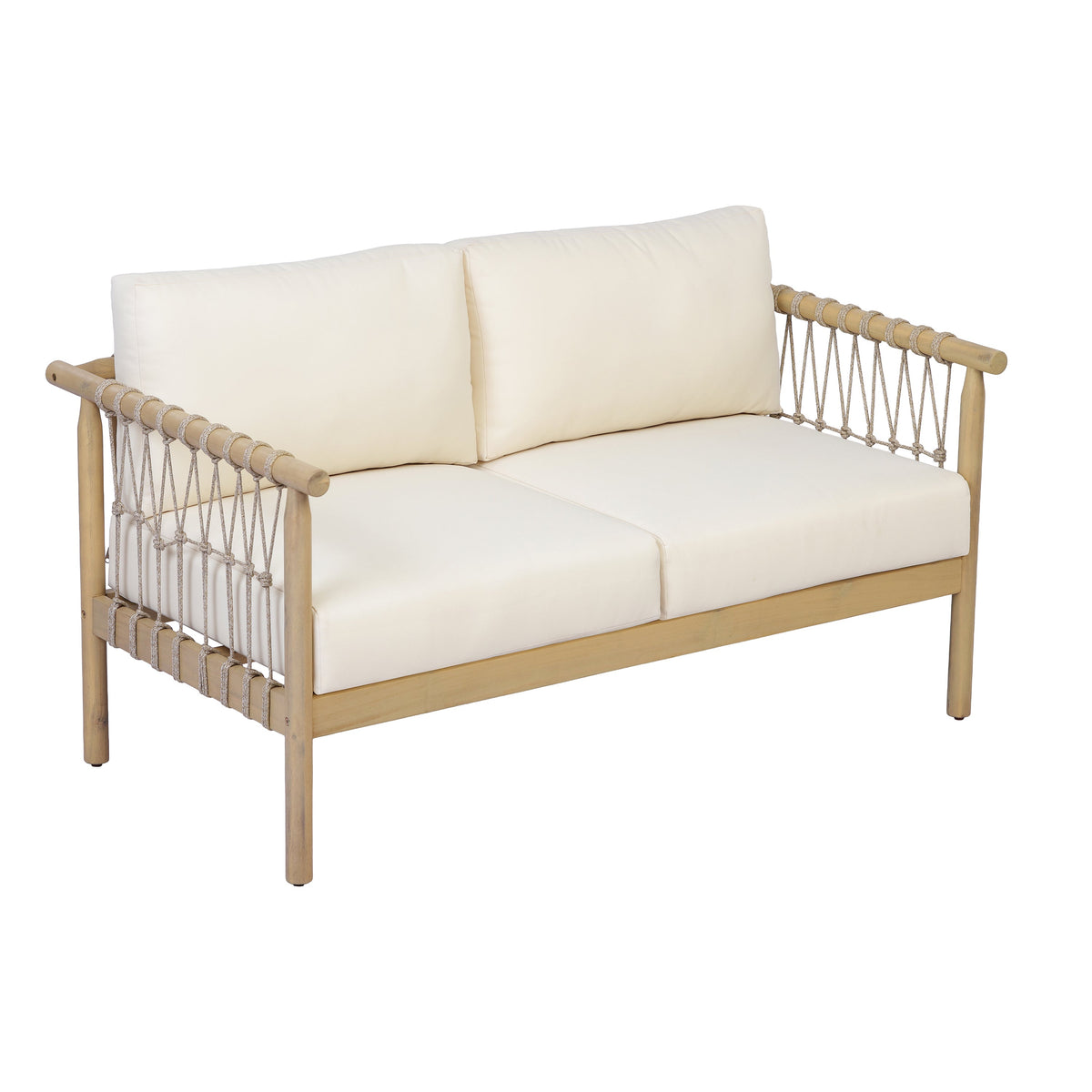 Outdoor Acacia Wood 3-Piece Furniture Set, photo 8 of 10