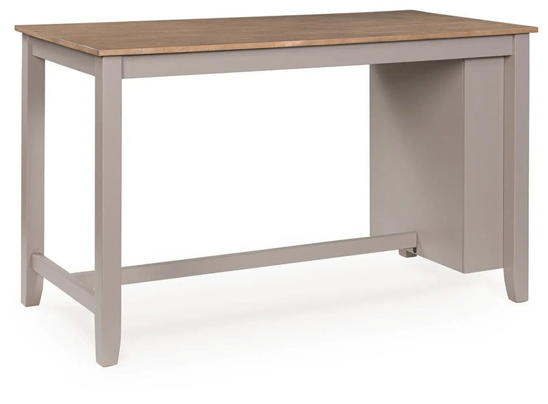 Harperfeld - Rectangular Dining Room Counter Table - Natural / Gray by Unique Piece Furniture