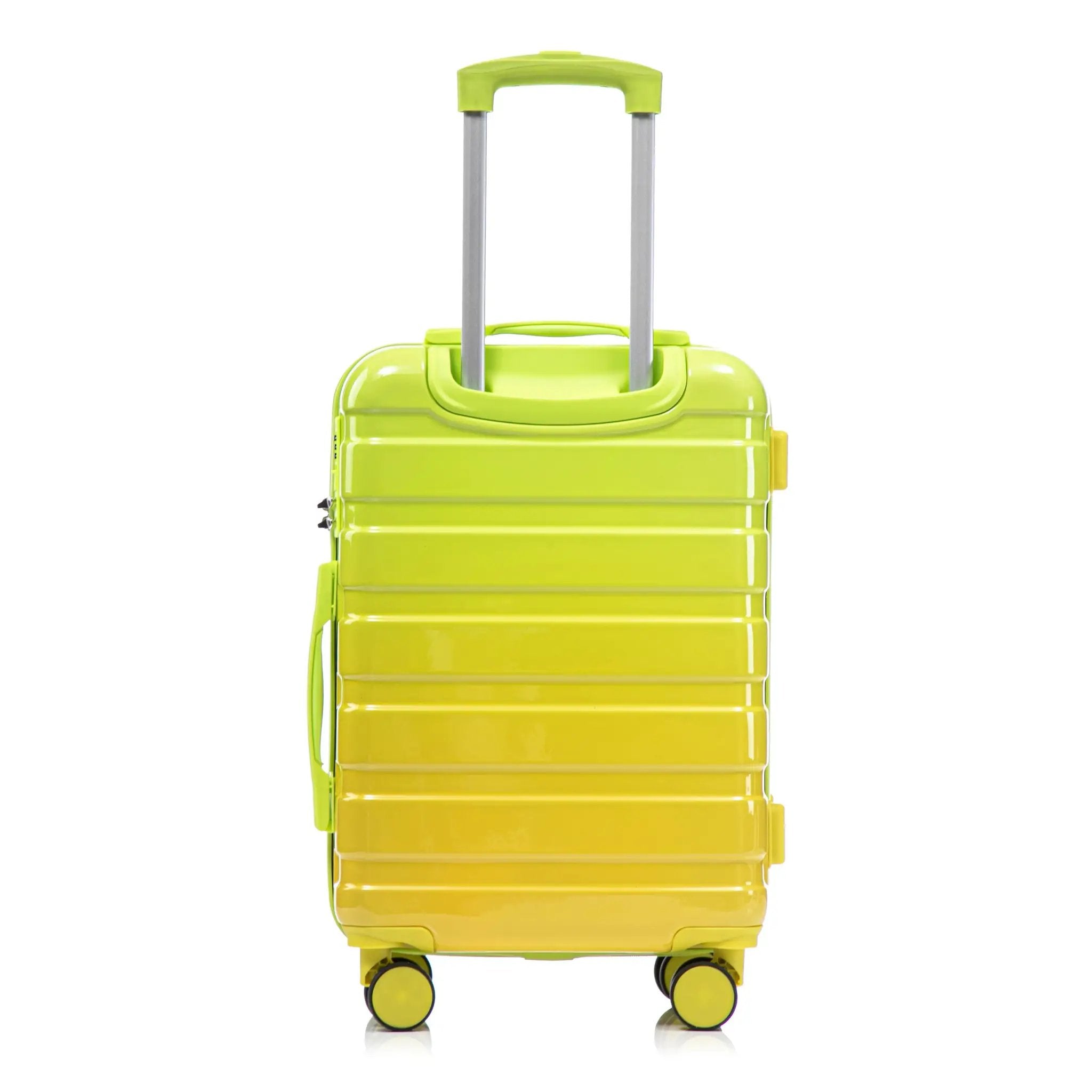 14'/20' 2-Piece PC Spinner Wheel Luggage Set with Gradient Color and Lock by HouseOfZazla