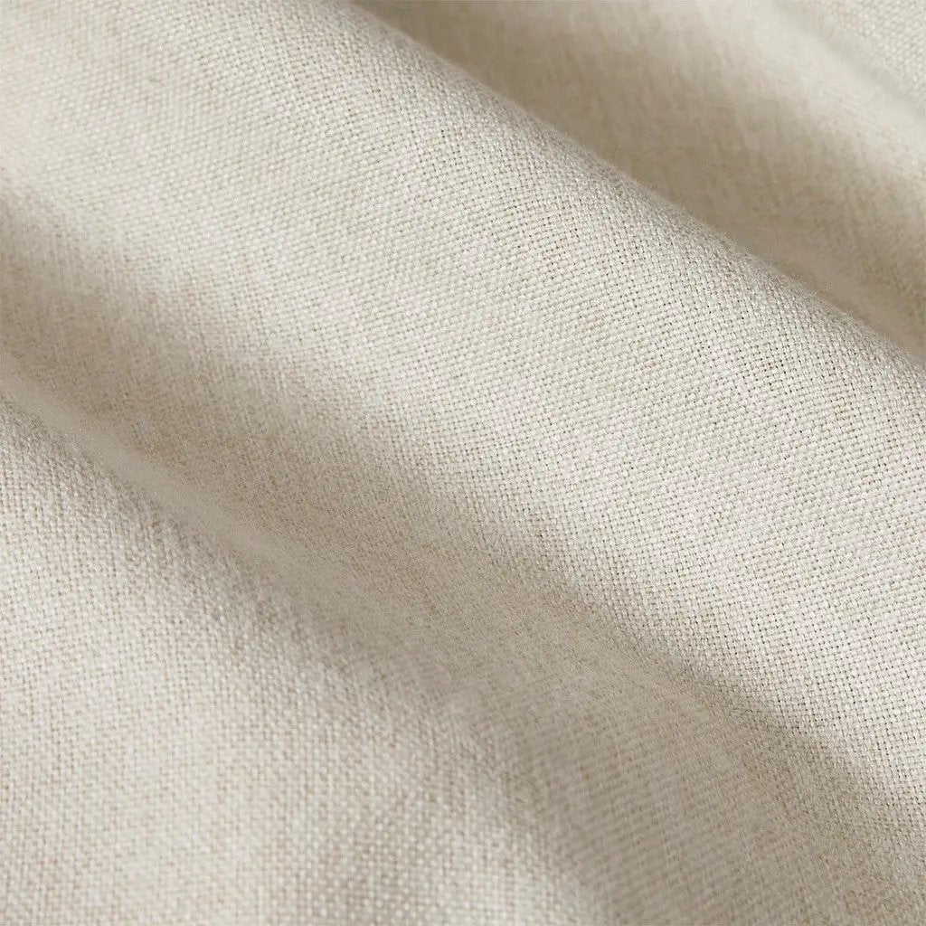 Plaid Rod Pocket and Back Tab Curtain Panel with Fleece Lining Natural 50x84" by HouseOfZazla
