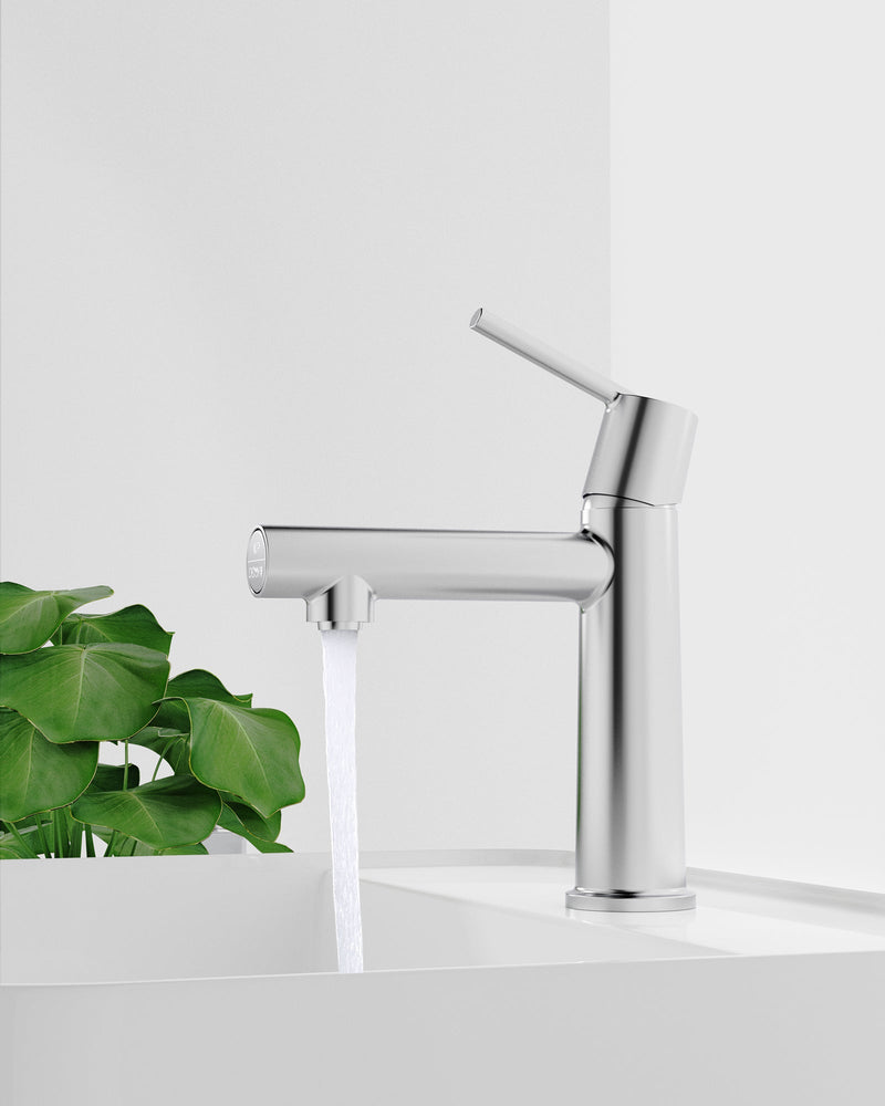 Chrome Single Handle Bathroom Faucet for 1 or 3 Holes by HouseOfZazla