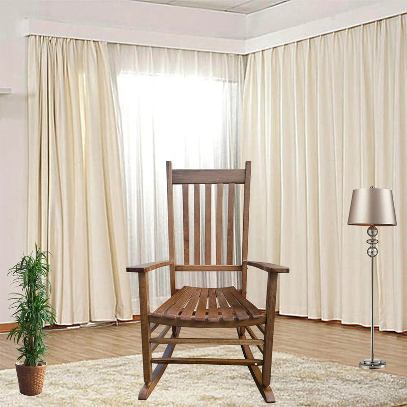 Balcony Porch Adult Rocking Chair - Wood by HouseOfZazla