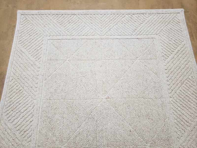 3x5 Karastan Sisal Rug Collection, Design 379/80504, Sambava II, 3'6 x 5'3, Beige Karastan Rug with Label, Authentic Karastan, Entryway Rug by Jewel Rugs