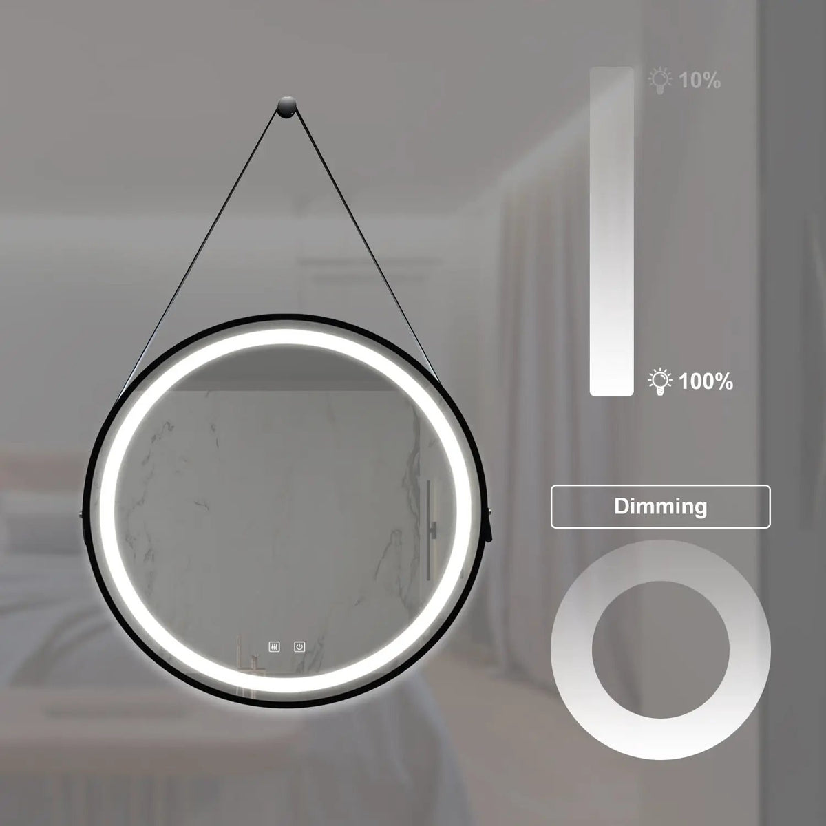 32-Inch Classy LED Bathroom Vanity Mirror by HouseOfZazla