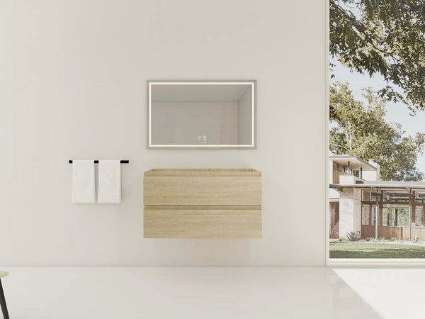 36" Wall-Mounted Bathroom Vanity Cabinet, photo 2 of 10
