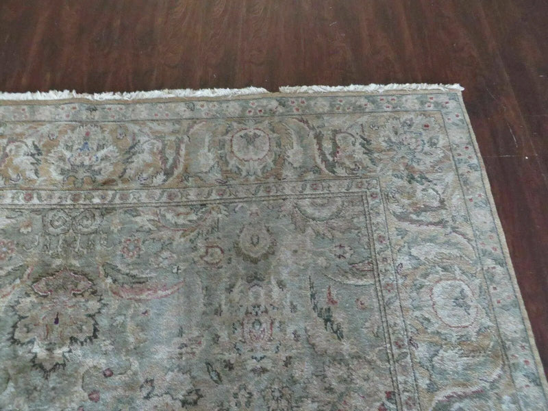 8' X 10' Vintage Handmade India Floral Oriental Top Quality Jaipur Tea Wash by Jewel Rugs