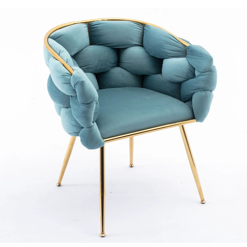 Luxury Modern Simple Leisure Single Sofa Chair Bedroom Lazy Person Household Dresser Stool Manicure Table Back Chair by Unique Piece Furniture