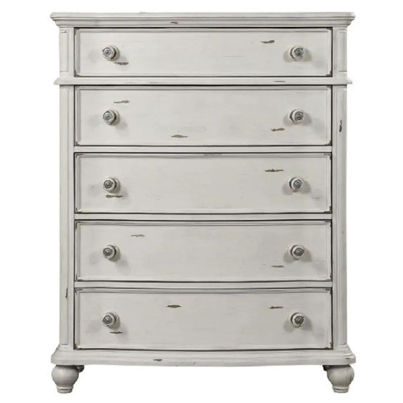 Jaqueline - Chest - Antique White by Unique Piece Furniture